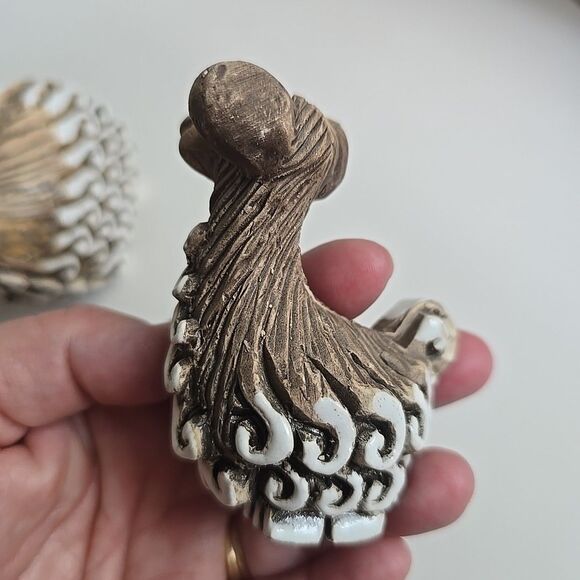 Llama Alpaca Artesania Rinconada Vtg Pair Mom Baby Art Pottery Figurines Retired - Picture 5 of 14